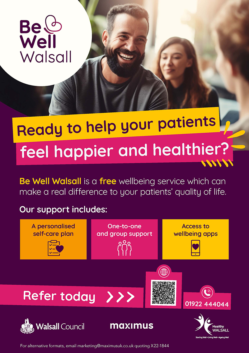 Health Professional Wellbeing Service Poster cover image