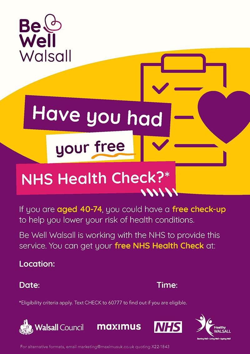 Patient NHS Check Poster cover image